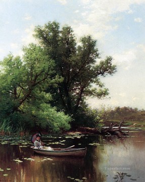 湖池の滝 Painting - 漂流アルフレッド・トンプソン・ブライチャー